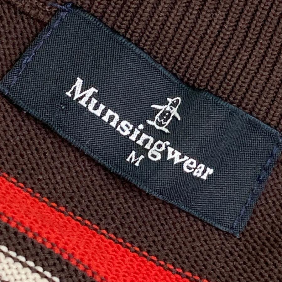 新品】MUNSING WEAR マンシングウェア インナー付 ニット ジップ