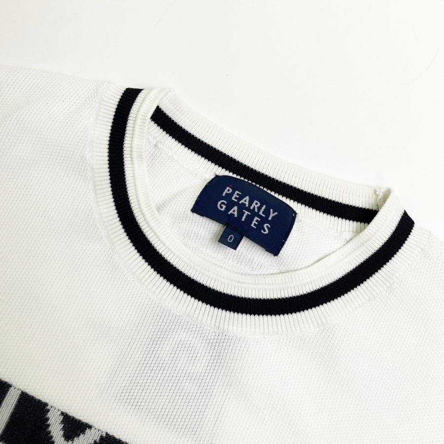 PEARLY GATES パーリーゲイツ  ニットセーター  ホワイト系 0 ゴルフウェア レディースの画像