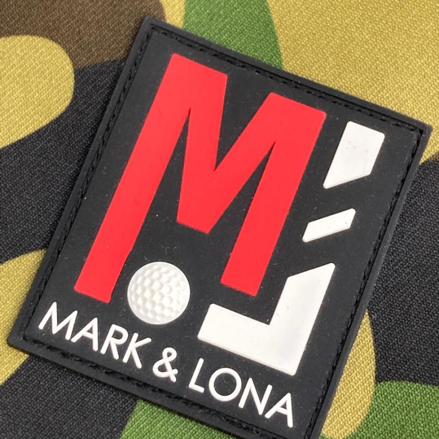 MARK&LONA マークアンドロナ 襟付 ジップジャケット スカル 迷彩 カモフラ柄 カーキ系 46 ゴルフウェア メンズ_3