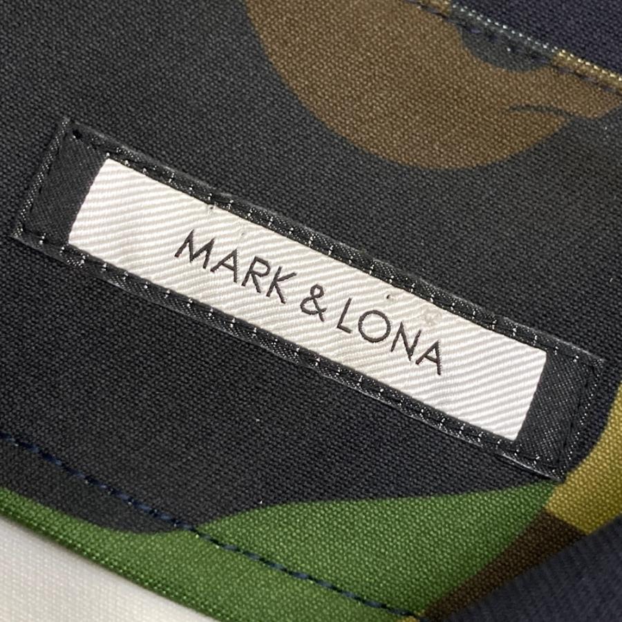 MARK&LONA マークアンドロナ 襟付 ジップジャケット スカル 迷彩 カモフラ柄 カーキ系 46 ゴルフウェア メンズ_4