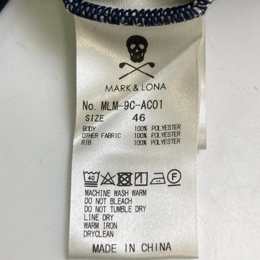 MARK&LONA マークアンドロナ 襟付 ジップジャケット スカル 迷彩 カモフラ柄 カーキ系 46 ゴルフウェア メンズ_5