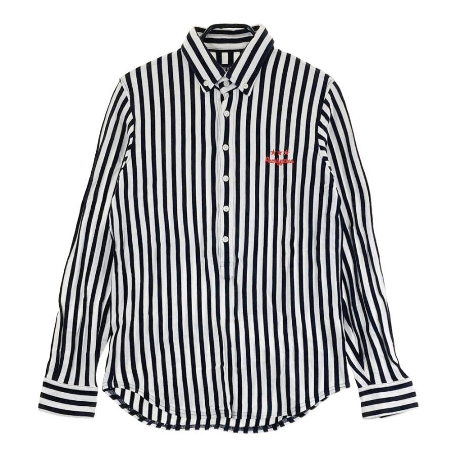 パーリーゲイツ ストライプ ポロシャツ パーリーゲイツ pearly gates 中古 ストライプ柄 半袖 ポロシャツ