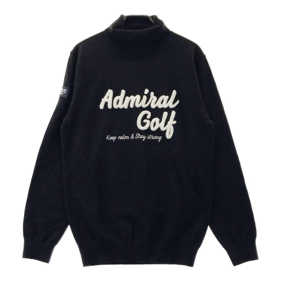 Admiral（アドミラル） タートルネック ニットセーター ブラック系 M