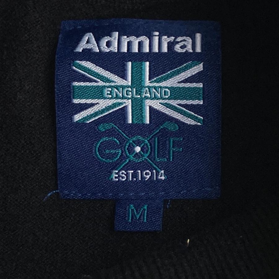 Admiral - 【新品】アドミラルゴルフ　ロゴタートルネックニット　黒　M ADMIRAL アドミラル タートルネック ニットセーター ブラック系 M