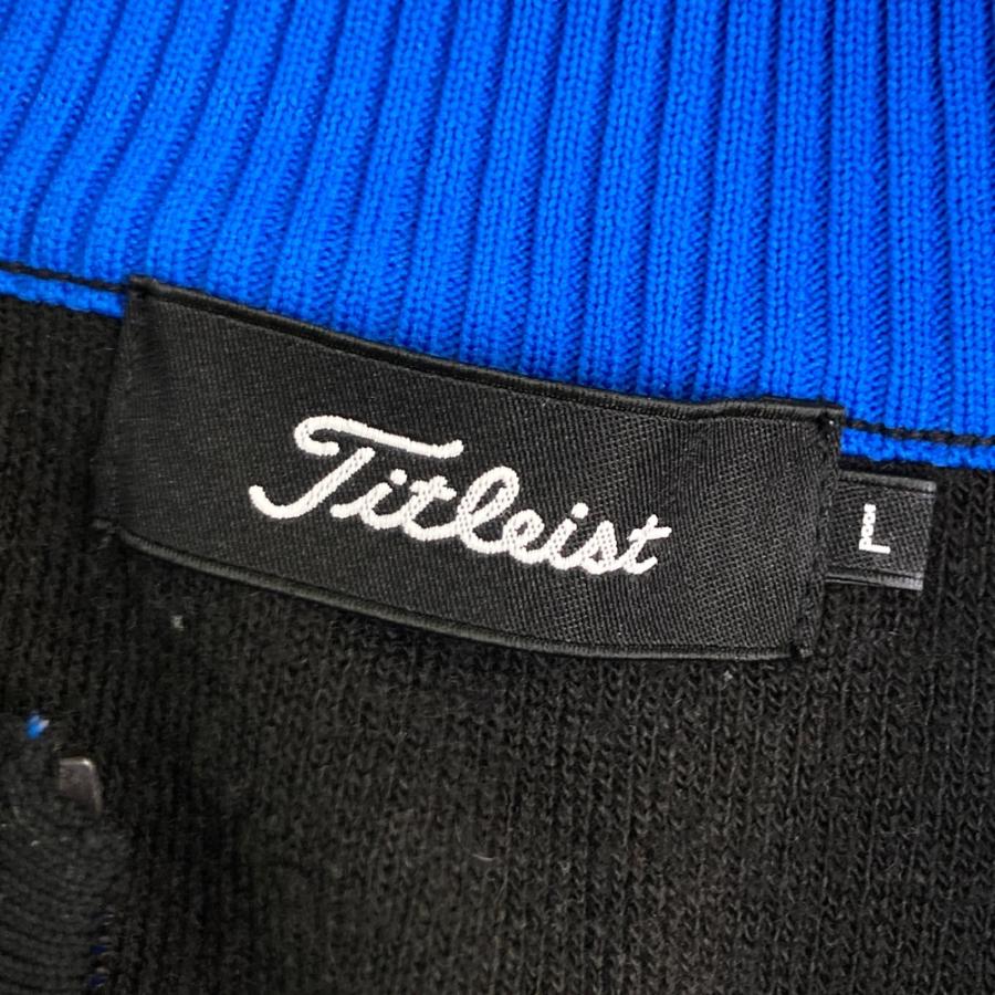 Titleist（タイトリスト） 裏起毛 ニット ジップジャケット ブラック系