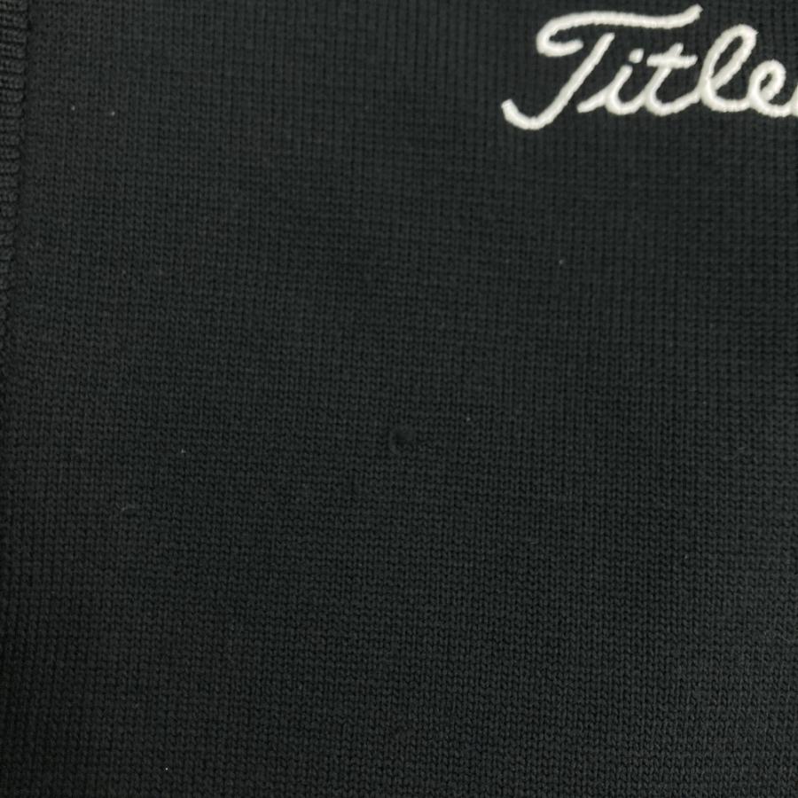 Titleist（タイトリスト） 裏起毛 ニット ジップジャケット ブラック系