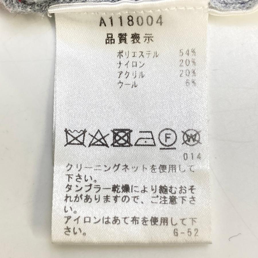 ARCHIVIO アルチビオ ニットジャケット ウール混 グレー系 36 ゴルフ