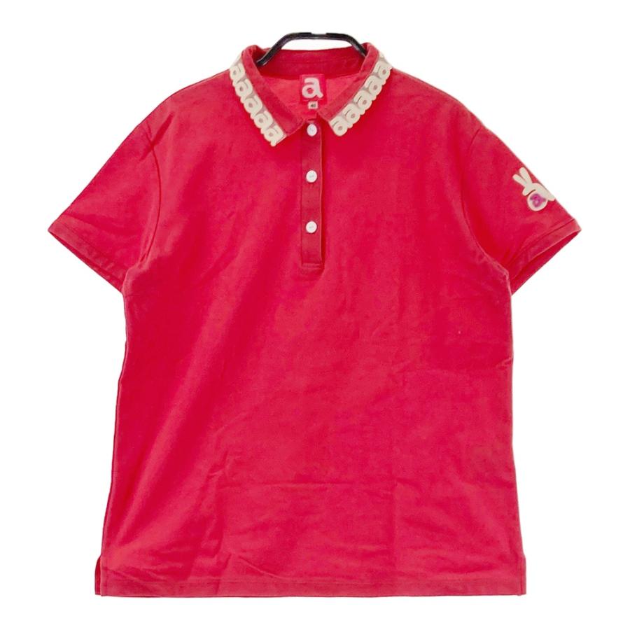 ARCHIVIO アルチビオ 半袖ポロシャツ レッド系 40 ゴルフウェア
