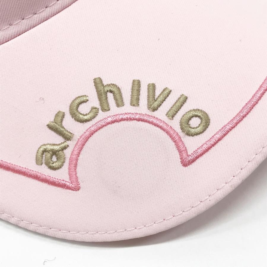 ARCHIVIO アルチビオ キャップ ピンク系 ゴルフウェア : ブランド古着