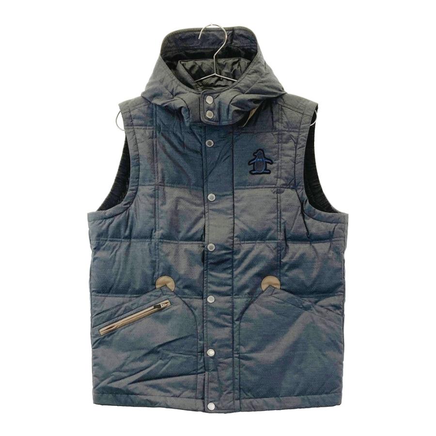 Munsingwear　ダウンベスト MUNSING WEAR マンシングウェア 2WAYダウンベスト 総柄 グレー系 M