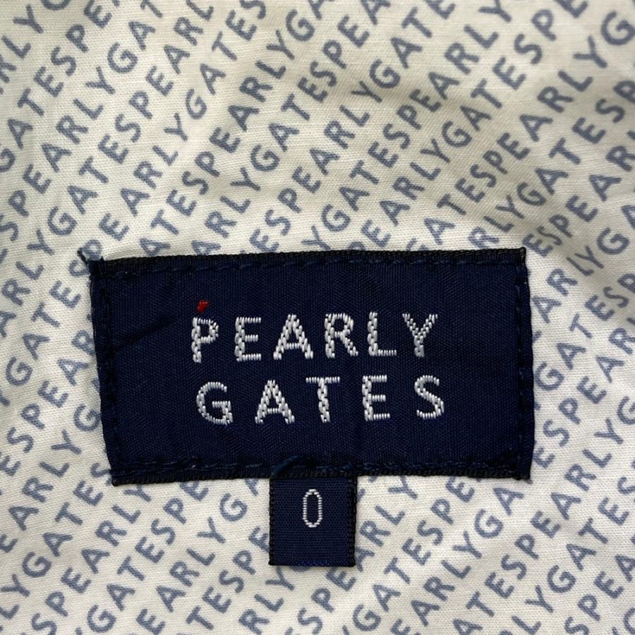PEARLY GATES パーリーゲイツ  ストレッチスカート プリーツ切替 ストライプ柄 グレー系 0 ゴルフウェア レディースの画像