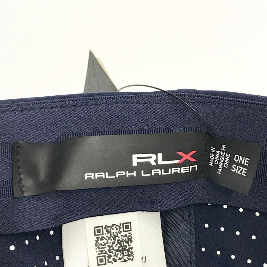 新品】RLX ラルフローレン メッシュキャップ ネイビー系 ONE SIZE