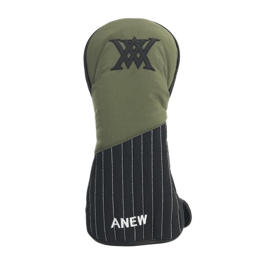 美品】ANEW GOLF アニューゴルフ ヘッドカバー カーキ系 DR×1 ゴルフ