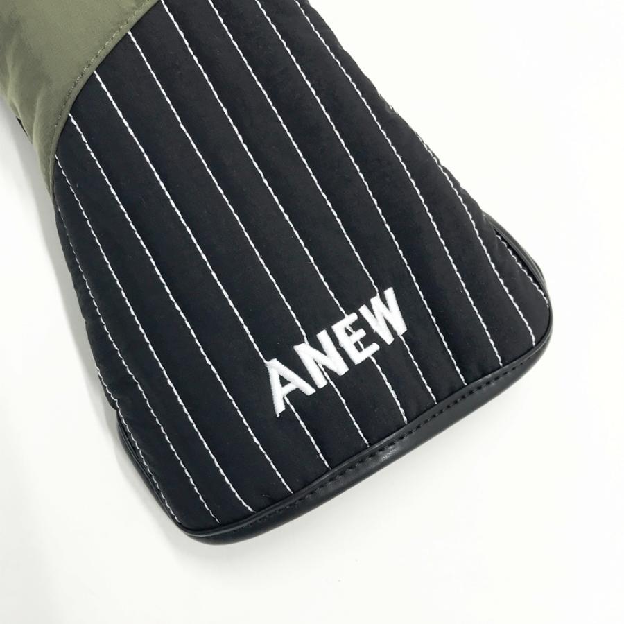 美品】ANEW GOLF アニューゴルフ ヘッドカバー カーキ系 DR×1 ゴルフ
