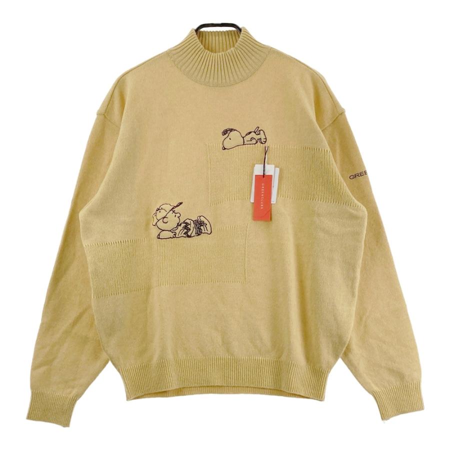 新品】GREEN CLUBS グリーンクラブ ×PEANUTS ハイネックニットセーター 