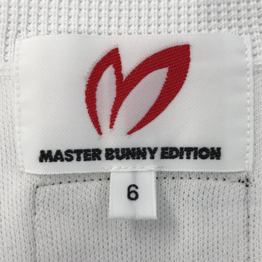 サイズ：6 MASTER BUNNY EDITION マスターバニーエディション  Vネックニットベスト  ホワイト系 [240101620854] ゴルフウェア メンズ ストスト MASTER BUNNY EDITION マスターバニーエディション Vネックニット