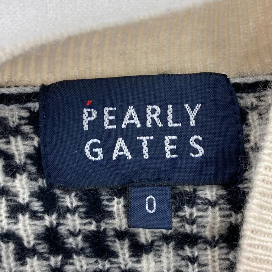 PEARLY GATES パーリーゲイツ カシミヤ ニットセーター グレンチェック