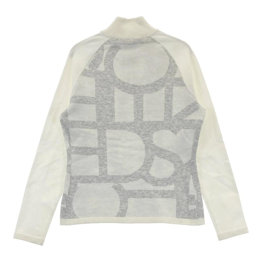 DESCENTE GOLF デサントゴルフ ハーフジップ ニットセーター 英字