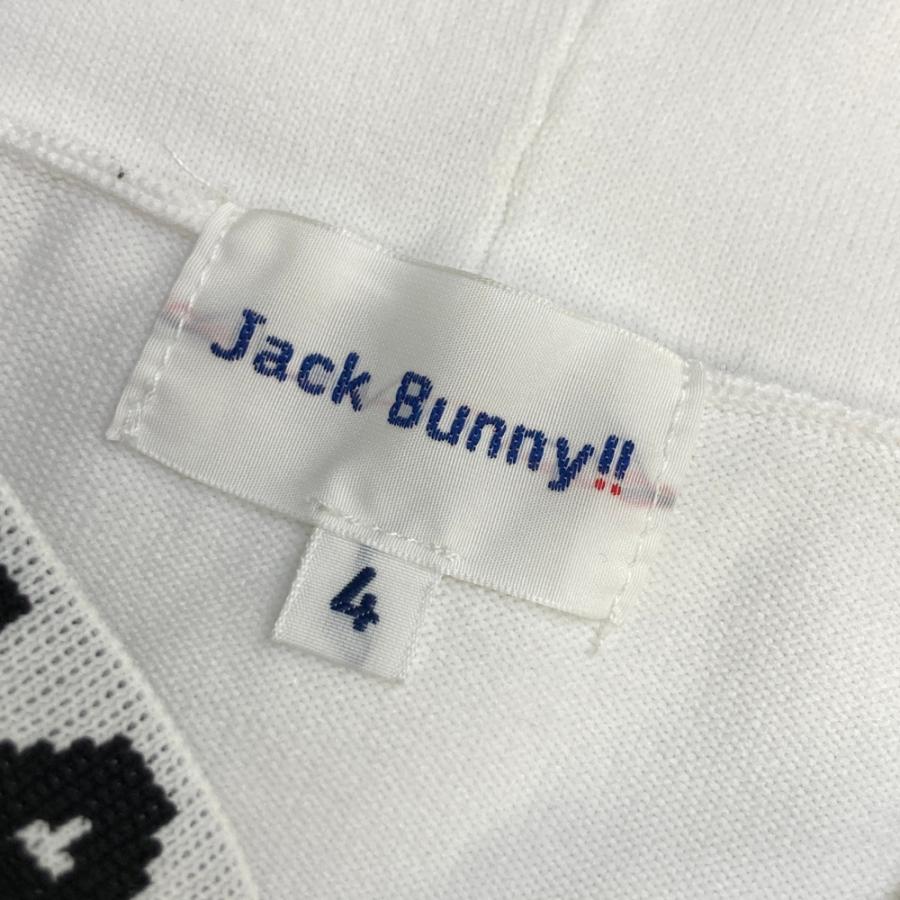 JACK BUNNY ジャックバニー ニットパーカー ホワイト系 4 ゴルフウェア