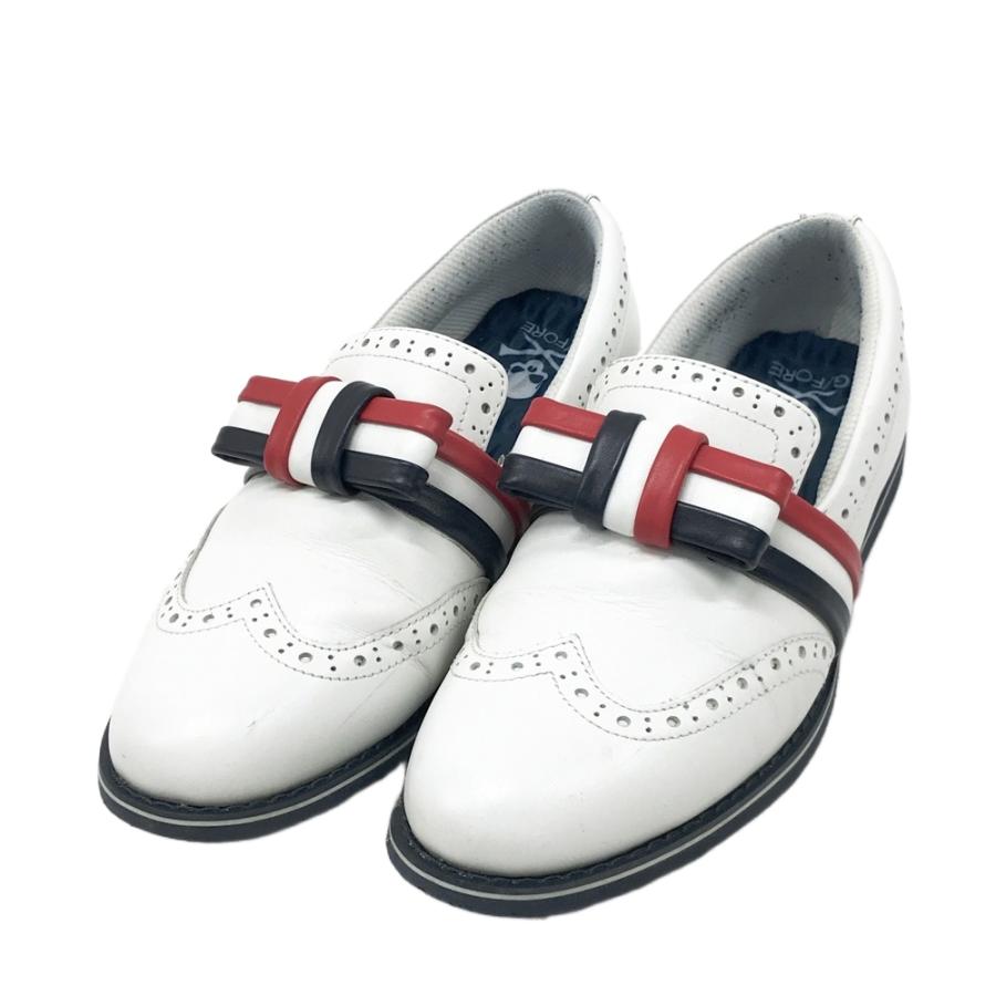 G/FORE ジーフォア ゴルフシューズ ホワイト系 24.5 ゴルフウェア