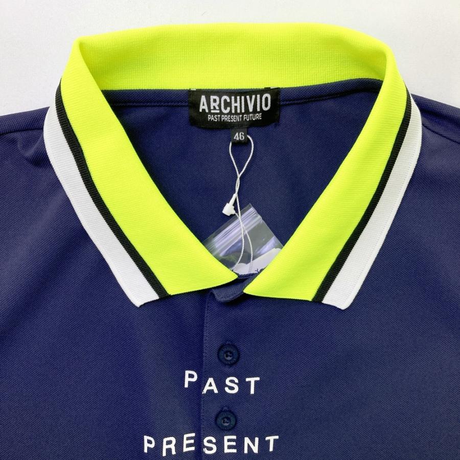 archivio（アルチビオ） 【新品】ARCHIVIO 半袖ポロシャツ ネイビー系
