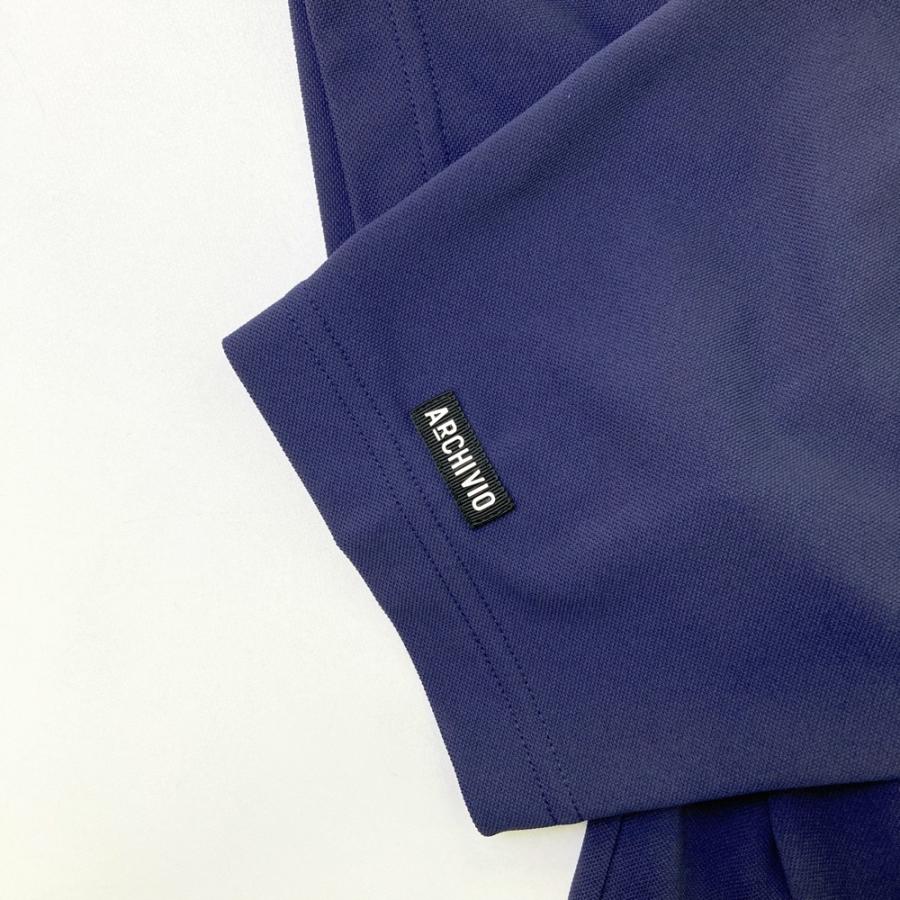 archivio（アルチビオ） 【新品】ARCHIVIO 半袖ポロシャツ ネイビー系