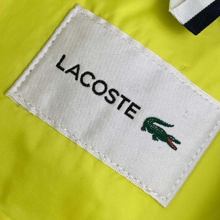 LACOSTE ラコステ ダウンベスト イエロー系 FR 50 メンズ : ブランド 