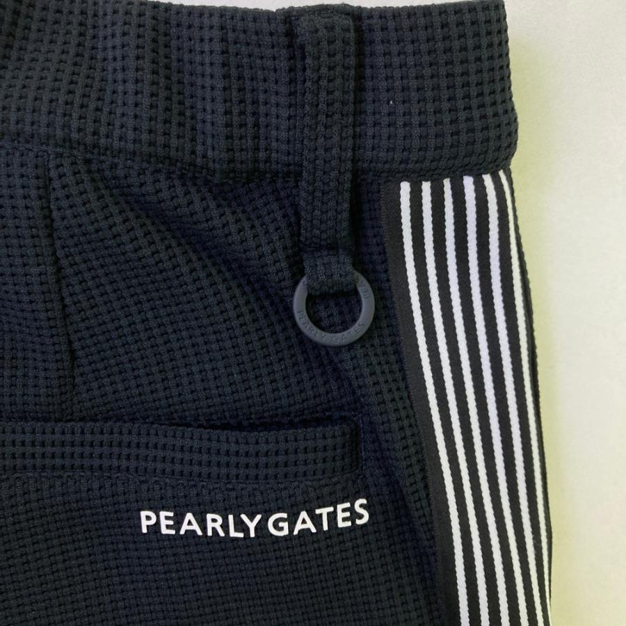 PEARLY GATES パーリーゲイツ 2025年モデル ロングパンツ サイドライン  ブラック系 00 ゴルフウェア レディースの画像