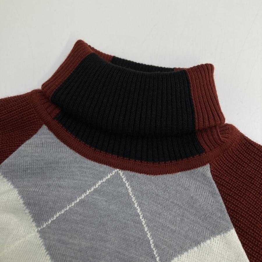 新品】MUNSING WEAR マンシングウェア ウール混 タートルネック ニット