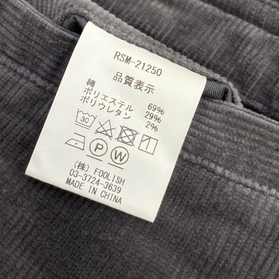 ROUGH&SWELL ラフアンドスウェル コーデュロイパンツ グレー系 L