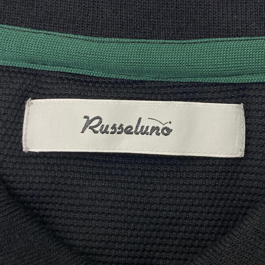 RUSSELUNO ラッセルノ 半袖ポロシャツ ブラック系 4 ゴルフウェア