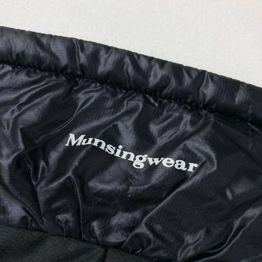 サイズ：LL MUNSING WEAR マンシングウェア SL6230TT 中綿ジャケット  ブラック系 [240101622503] ゴルフウェア レディース ストスト MUNSING WEAR マンシングウェア SL6230TT 中綿ジャケット ブラック系