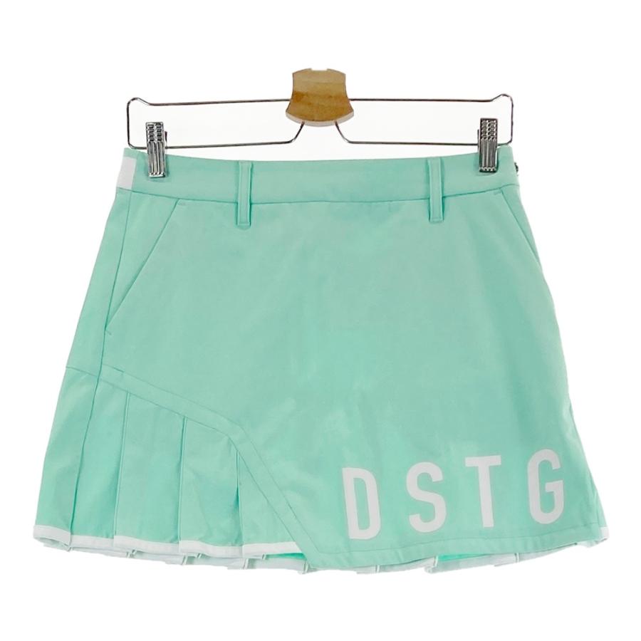 DESCENTE GOLF デサントゴルフ ストレッチ プリーツスカート グリーン
