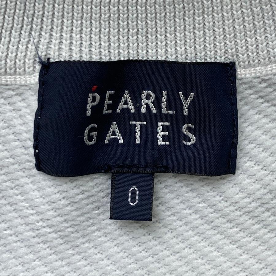 PEARLY GATES パーリーゲイツ 2024年モデル ハイネック ニットセーター 総柄 グレー系 0 ゴルフウェア レディースの画像
