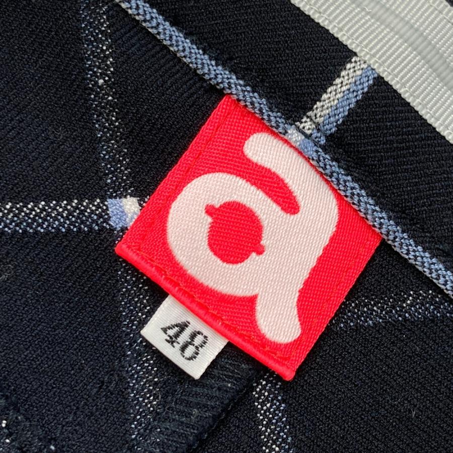 archivio（アルチビオ） ストレッチパンツ サイドライン チェック柄