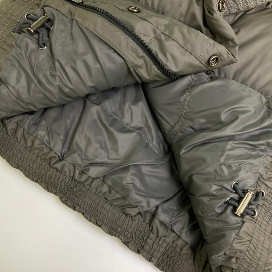 RALPH LAUREN ラルフローレン ニット切替 ダウンベスト グレー系 XS