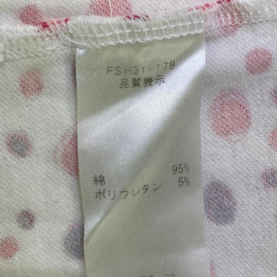 ZOY ゾーイ 半袖ポロシャツ ぐるぐる柄 レッド系 38 ゴルフウェア