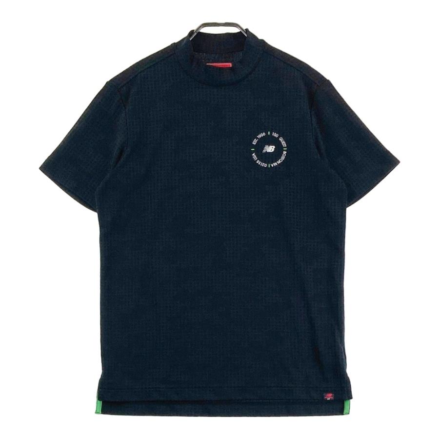NEW BALANCE GOLF ニューバランス モックネック半袖Tシャツ カモフラ柄