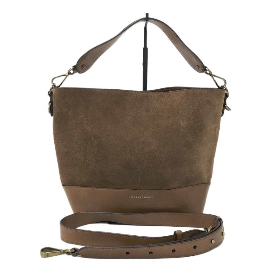 POLO RALPH LAUREN ポロ ラルフローレン スエード×レザー 2way