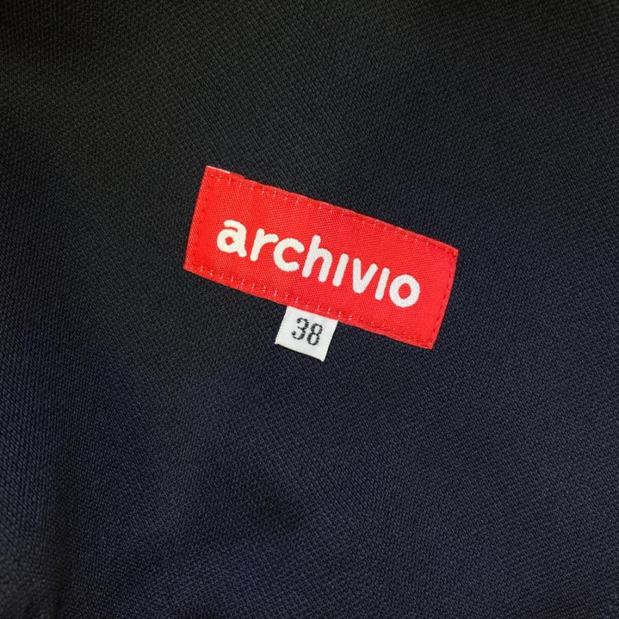 archivio アルチビオ ジップジャケット ブルゾン 38 ネイビー ARCHIVIO アルチビオ 2024年モデル ジップジャケット ネイビー系 38