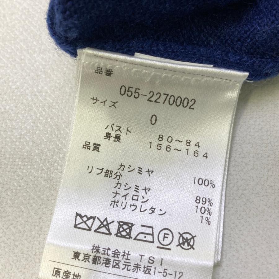 PEARLY GATES パーリーゲイツ カシミヤ ニットセーター ネイビー系 0