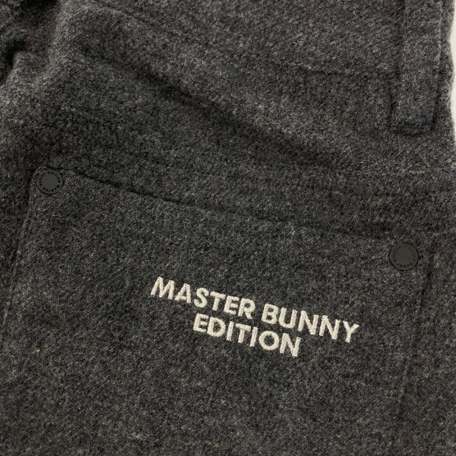 【新品】MASTER BUNNY EDITION マスターバニーエディション  ウール混 ストレッチパンツ  グレー系 0 ゴルフウェア レディースの画像