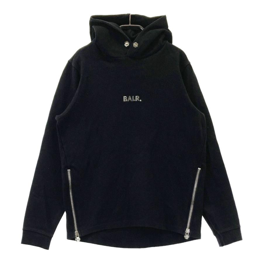 BALR. ボーラー スウェットパーカー サイドジップ ブラック系 S メンズ 