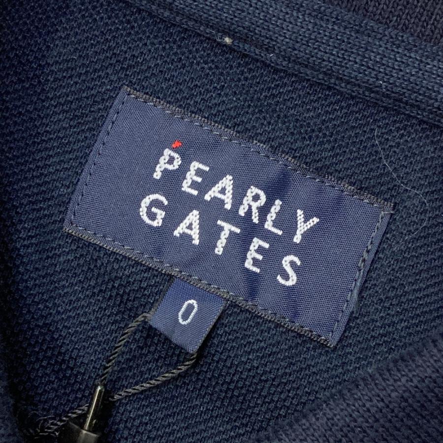 新品】PEARLY GATES パーリーゲイツ 半袖ポロシャツ ネイビー系 0