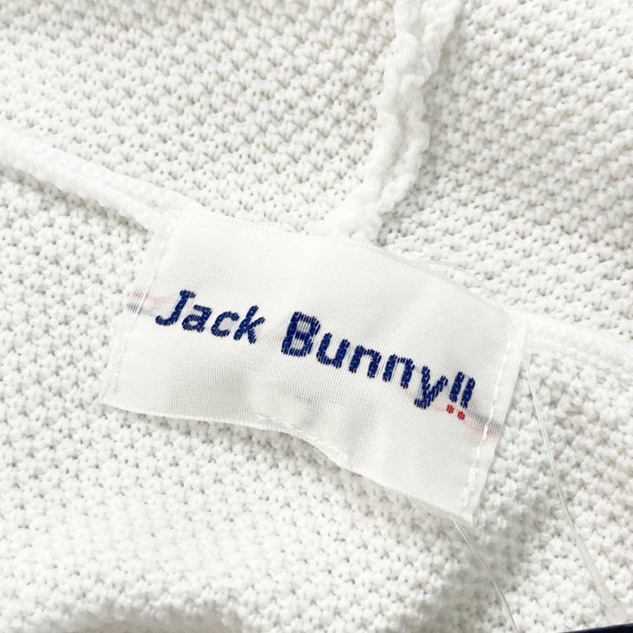 サイズ：1 JACK BUNNY ジャックバニー 2024年モデル ニットジップパーカー ジャケット  ホワイト系 [240101626308] ゴルフウェア レディース ストスト Jack Bunny!!（ジャックバニー） 【新品】JACK BUNNY 2024年モデル