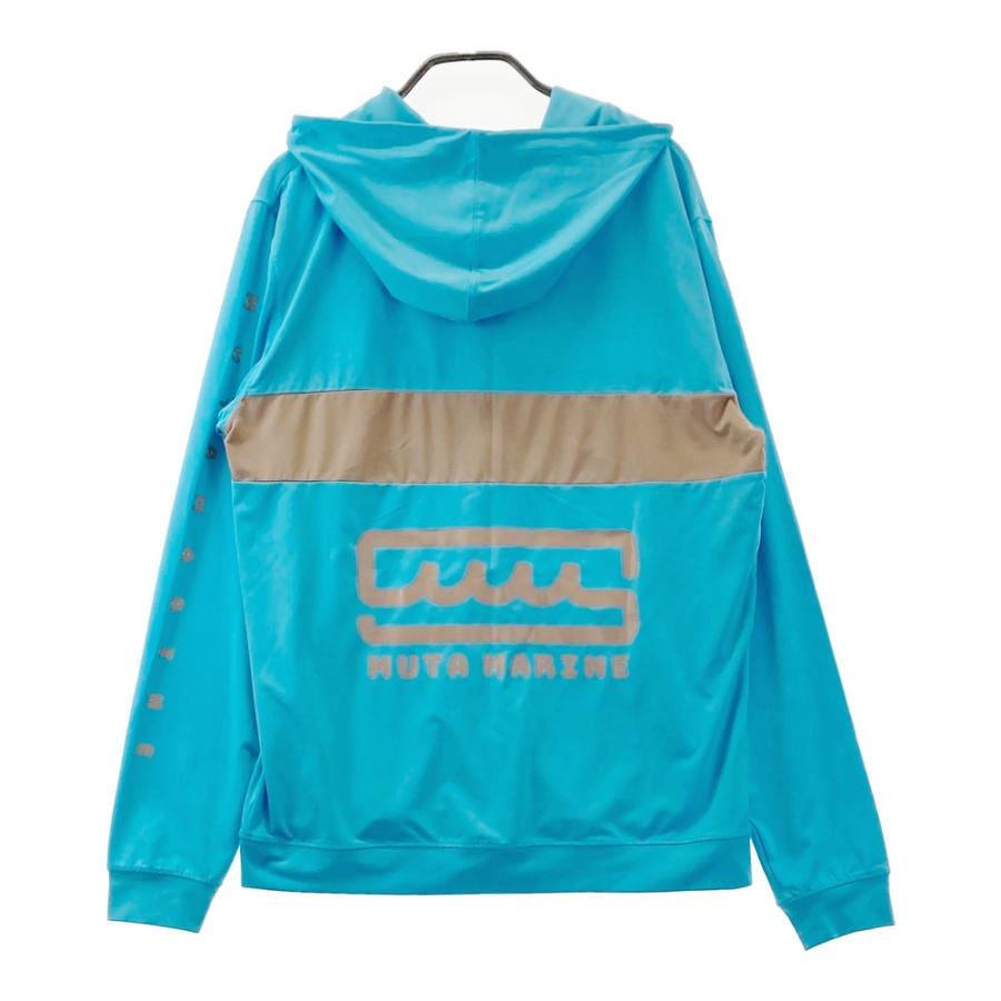 ジャケット ムータマリン MARINE muta L 美品 フード 6 ブルー系 ジップジャケット フード付 ムータマリン MARINE MUTA ブルゾン メンズウェア