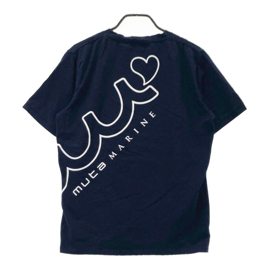 セール！【新品未使用！】　muta MARINE Tシャツ ネイビーXL MUTA MARINE ムータマリン 半袖Tシャツ ネイビー系 XL ゴルフウェア