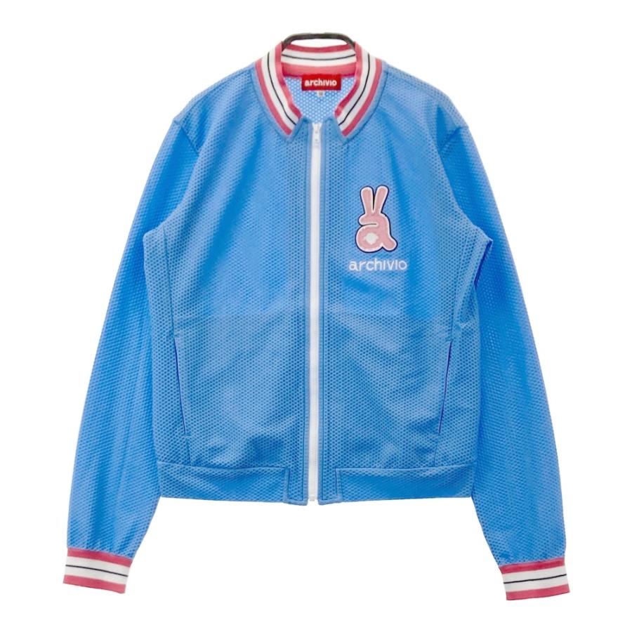 ARCHIVIO アルチビオ ジップジャケット ブルー系 38 ゴルフウェア