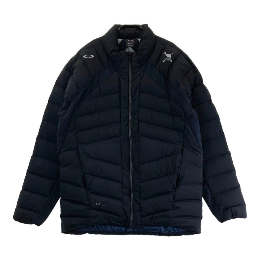 美品！オークリー ゴルフ ウェア メンズ スカル ダウン ジャケット（ＸL) OAKLEY オークリー ダウンジャケット スカル ブラック系 XL ゴルフ