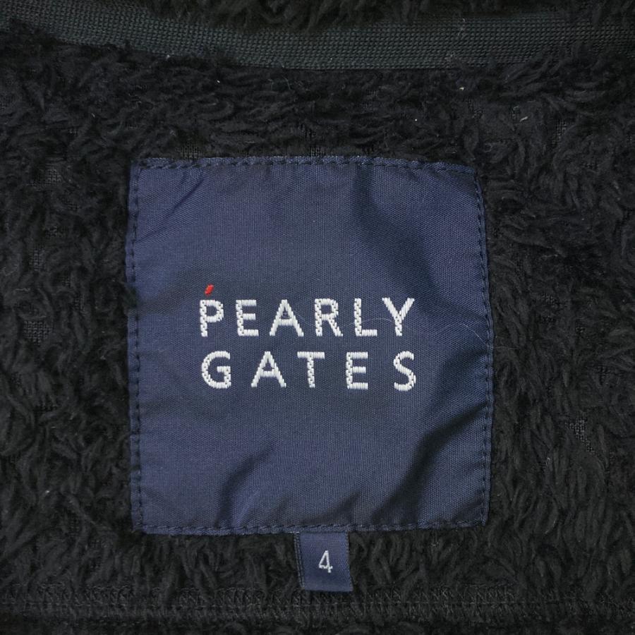 PEARLY GATES パーリーゲイツ フリースジップベスト ブラック系 4